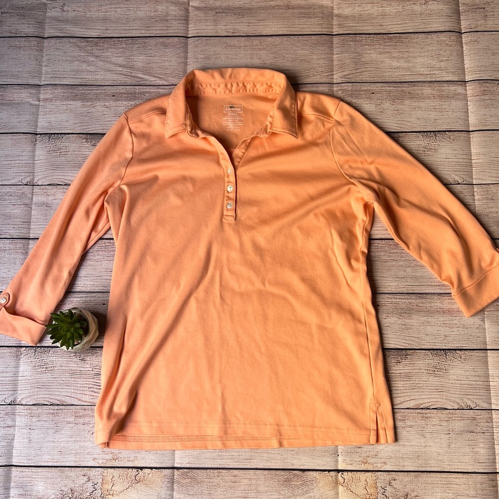 LL BEAN size Small Reg collared shirt